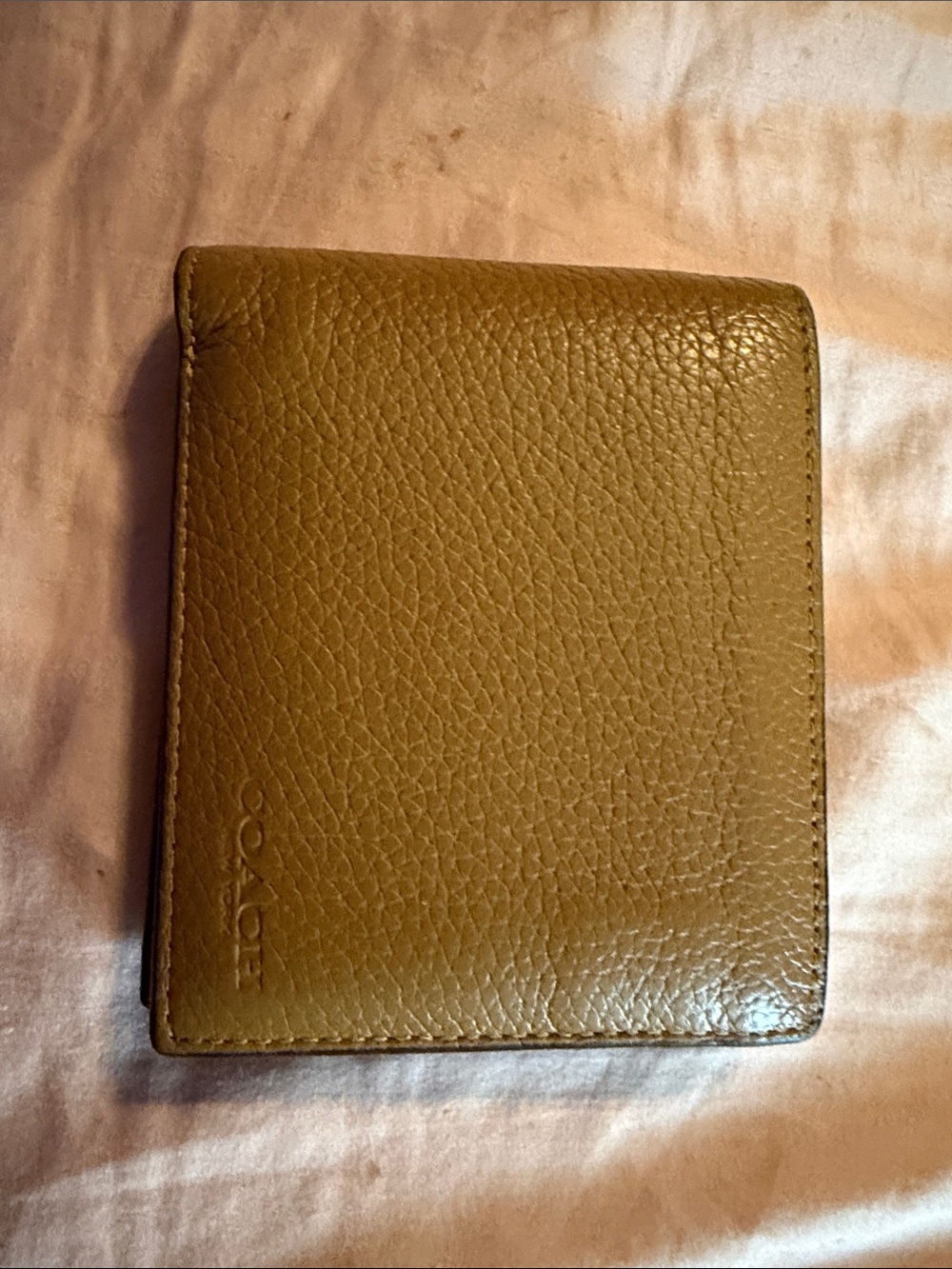 Coach Men’s Light Brown 3 in One Wallet